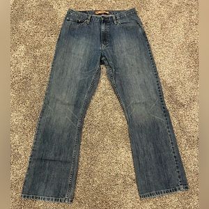 Lee Dungarees, Relax Fit Boot Leg Jeans, 33Wx32L